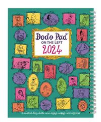Cover image for The Dodo Pad ON THE LEFT Desk Diary 2024 - Week to View, Calendar Year Diary