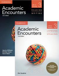 Cover image for Academic Encounters Level 3 2-Book Set (RandW Student's Book with Digital Pack, LandS Student's Book with IDL C1)