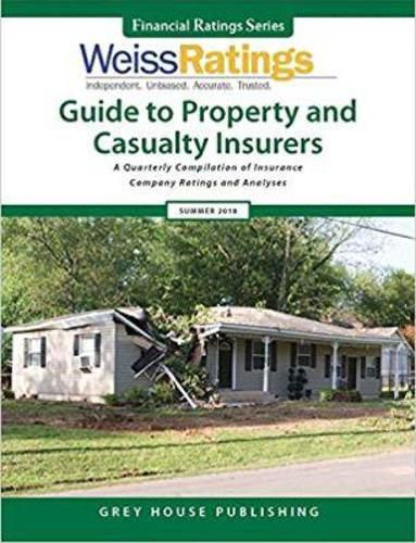Cover image for Weiss Ratings Guide to Property & Casualty Insurers, Summer 2018
