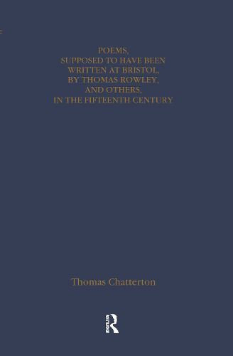 Cover image for Thomas Chatterton: Early Sources and Responses