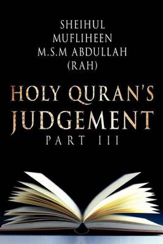 Cover image for Holy Quran's Judgement Part - III