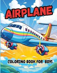 Cover image for Airplane Coloring Book For Boys