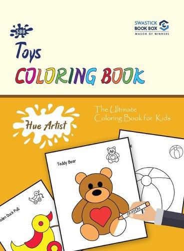 Cover image for Hue Artist - Toys Colouring Book