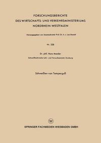 Cover image for Schweissen Von Temperguss