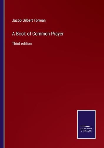 Cover image for A Book of Common Prayer: Third edition