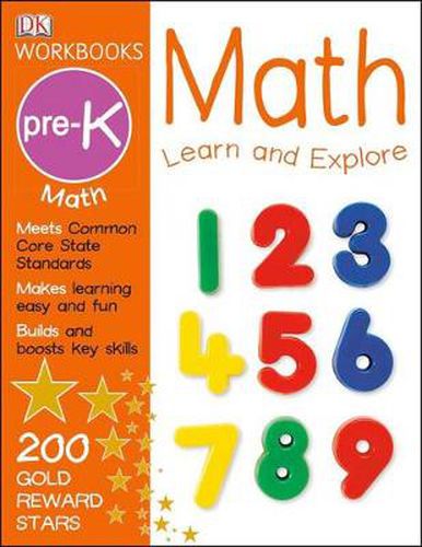 Cover image for DK Workbooks: Math, Pre-K: Learn and Explore