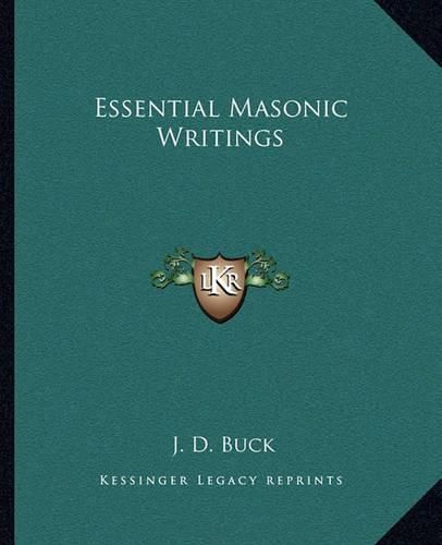 Essential Masonic Writings