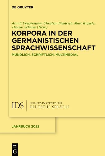 Cover image for Korpora in der germanistischen Sprachwissenschaft
