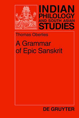 Cover image for A Grammar of Epic Sanskrit