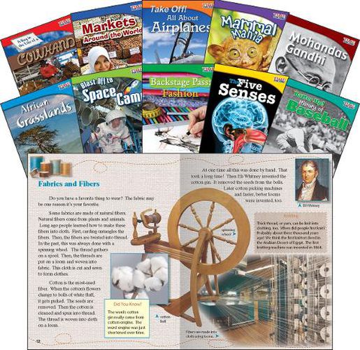 Cover image for Time for Kids Informational Text Grade 3 Readers Set 1 10-Book Set (Time for Kids Nonfiction Readers)