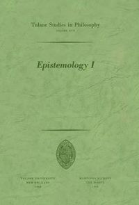 Cover image for Epistemology I