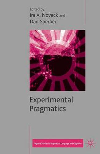 Cover image for Experimental Pragmatics