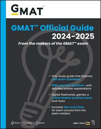 Cover image for GMAT Official Guide 2024-2025: Book + Online Question Bank