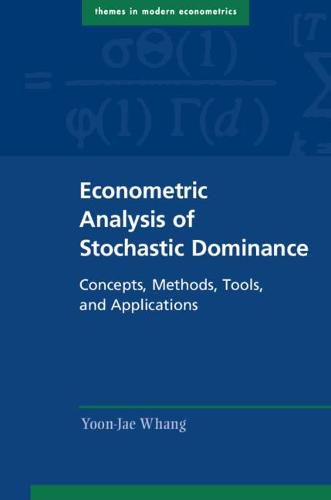 Cover image for Econometric Analysis of Stochastic Dominance: Concepts, Methods, Tools, and Applications