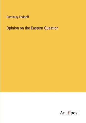 Cover image for Opinion on the Eastern Question