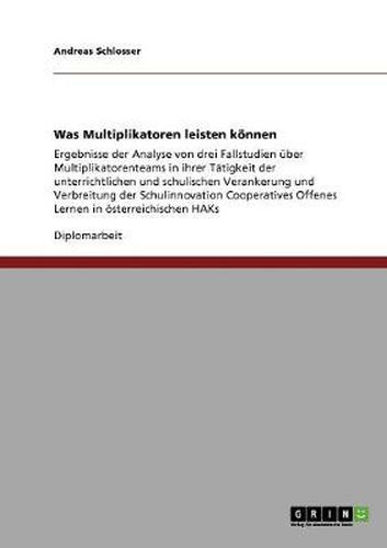 Cover image for Was Multiplikatoren leisten koennen