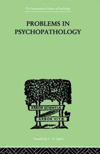 Cover image for Problems in Psychopathology