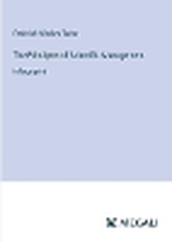 Cover image for The Principles of Scientific Management