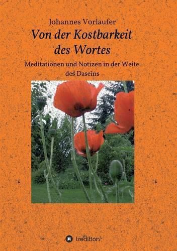 Cover image for Von der Kostbarkeit des Wortes