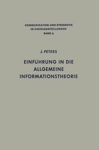 Cover image for Einfuhrung in Die Allgemeine Informationstheorie