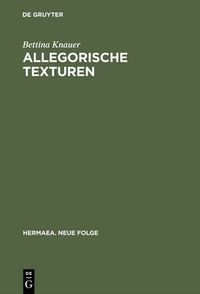 Cover image for Allegorische Texturen