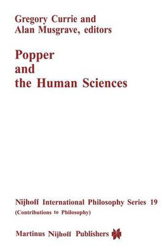 Cover image for Popper and the Human Sciences