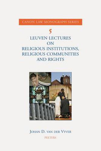 Cover image for Leuven Lectures on Religious Institutions, Religious Communities and Rights