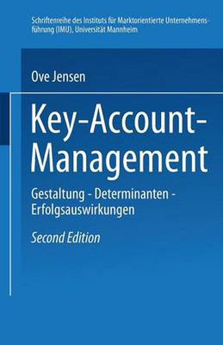 Cover image for Key-Account-Management: Gestaltung - Determinanten - Erfolgsauswirkungen