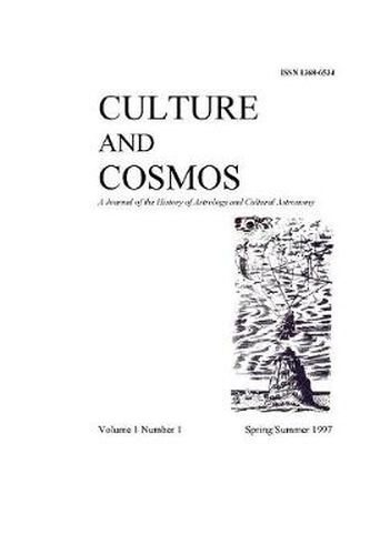 Cover image for Culture and Cosmos Vol 1 Number 1