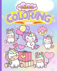 Cover image for Unicorn Coloring Book For Kids