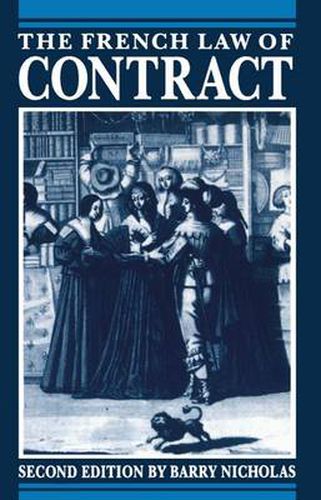 Cover image for The French Law of Contract