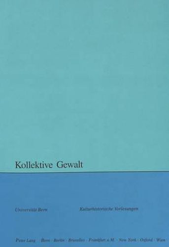 Cover image for Kollektive Gewalt
