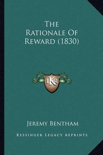 Cover image for The Rationale of Reward (1830)