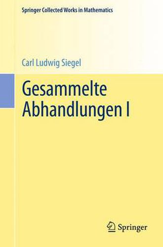 Gesammelte Abhandlungen I