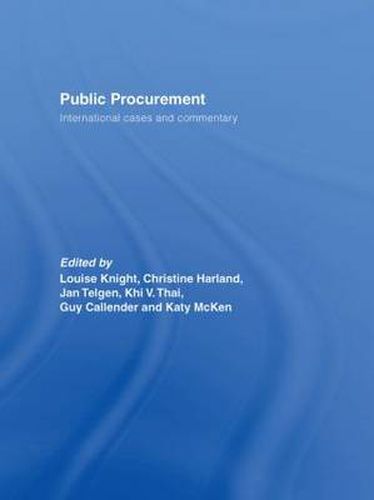 Cover image for Public Procurement: International Cases and Commentary