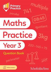 Cover image for Primary Practice Maths Year 3 Question Book, Ages 7-8