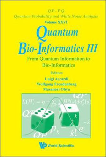 Cover image for Quantum Bio-informatics Iii: From Quantum Information To Bio-informatics