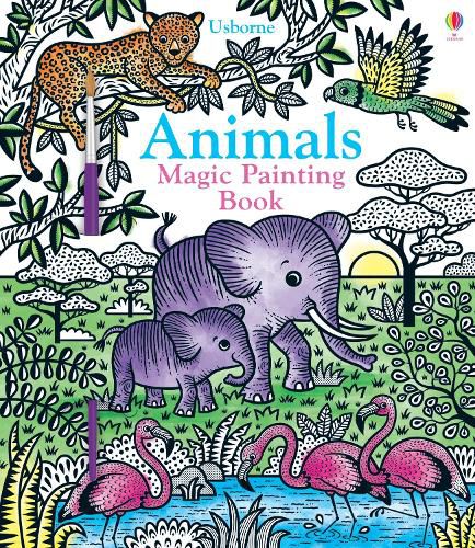Cover image for Animals Magic Painting Book