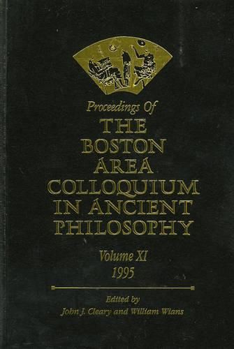 Cover image for Proceedings of the Boston Area Colloquium in Ancient Philosophy
