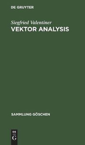 Cover image for Vektor Analysis