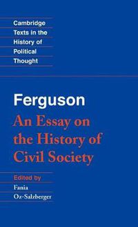 Cover image for Ferguson: An Essay on the History of Civil Society