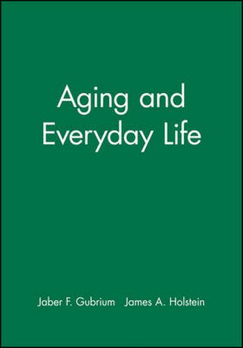 Cover image for Aging and Everyday Life