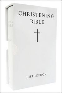 Cover image for HOLY BIBLE: King James Version (KJV) White Pocket Christening Edition