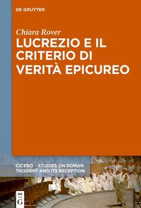 Cover image for Lucrezio e il criterio di verita epicureo