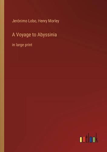 Cover image for A Voyage to Abyssinia