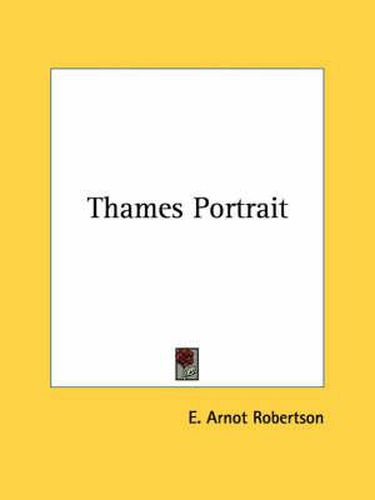 Cover image for Thames Portrait