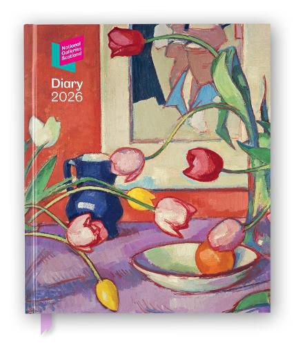 Cover image for National Galleries Scotland 2026 Desk Diary Planner - Week to View, Illustrated throughout