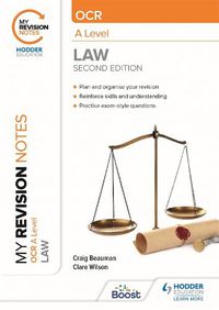 Cover image for My Revision Notes: OCR A Level Law Second Edition