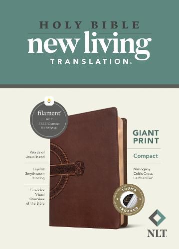 NLT Compact Giant Print Bible, Filament Enabled Edition (Red