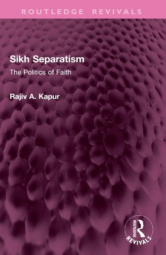 Cover image for Sikh Separatism